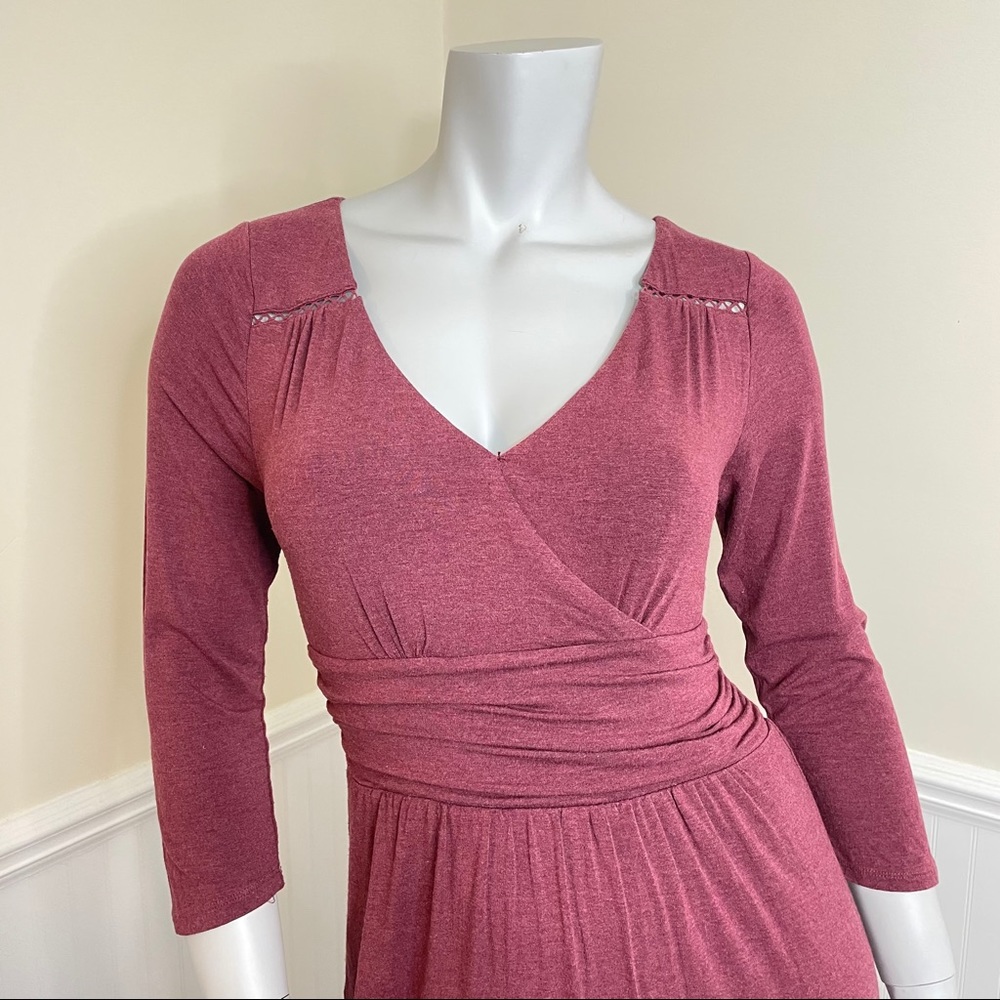 Anthropologie Maeve 3/4 Length Sleeve Galena Dress - Picture 3 of 7